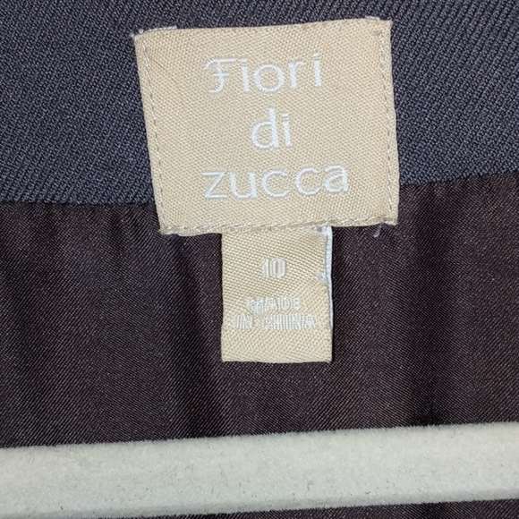 Fiori Di Zucca chocolate slit sleeve cape blazer - Picture 2 of 8